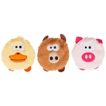 Показвай детайлите за Flamingo Dog toy - Плюшена играчка за кучета във форма на крава/пате/прасе, 13 см./1 брой 1 - MyPetShop.bg Снимка на Flamingo Dog toy - Плюшена играчка за кучета във форма на крава/пате/прасе, 13 см./1 брой 1