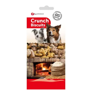 Показвай детайлите за Flamingo cat Bisquit - Лакомство за кучета, вкусни мини бисквити/ награди във форма на кокалчета, 500 гр. 1 - MyPetShop.bg Снимка на Flamingo cat Bisquit - Лакомство за кучета, вкусни мини бисквити/ награди във форма на кокалчета, 500 гр. 1