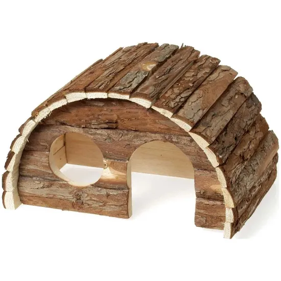 Снимка на Flamingo Hideaway Kim 15 - Дървена къща за гризачи, 15x9,5x9 см.
