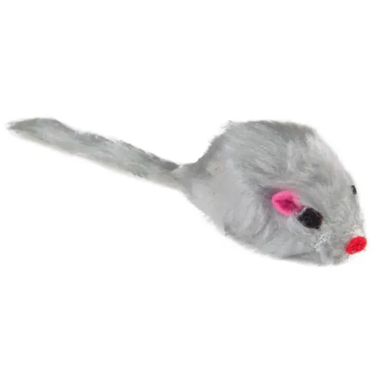 Снимка на Flamingo Plush Mice - Играчка за котки - плюшена мишка, 5 см.