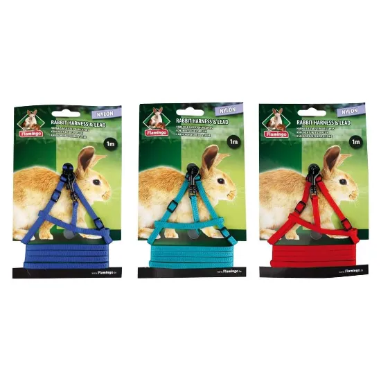Снимка на Flamingo rabbit - Регулируем нагръдник за зайци, 20-30 см./три цвята