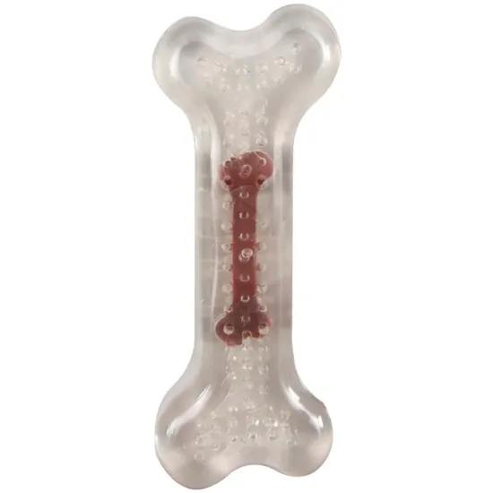 Снимка на Flamingo tpr bone - Играчка за кучета с аромат на говеждо, 12 см.