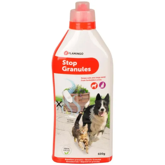 Снимка на Flamingo Stop dog and Cat - Гранули за маркиране на територия против кучета и котки, 600 гр.