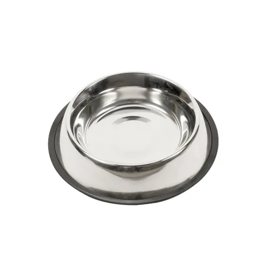 Снимка на Duvo Plus Bowl - Метална купа за храна и вода за кучета с гума против плъзгане, 950 мл