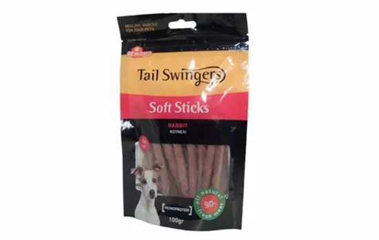 Снимка на Pet Interest Soft Sticks with Rabbit - Лакомство за кучета , меки пръчици със заешко месо, 100 гр./ 2 пакета