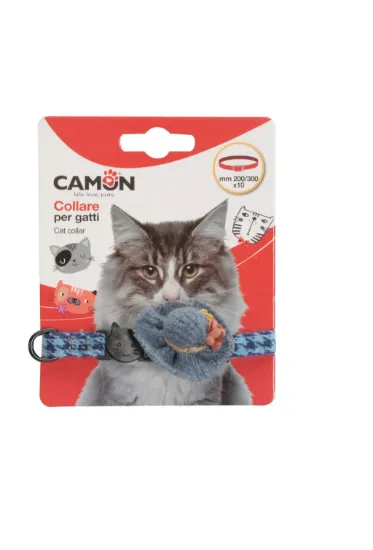 Снимка на Camon cat collar - Регулируем нашийник за котки с декорация, 20-30 см./10 мм.- 1 брой