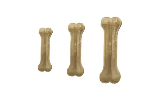 Снимка на Pet Interest Natural Pressed Bones - Лакомство за кучета кокали от пресована кожа, 30.5 см. 1 брой в пакет/400 гр.