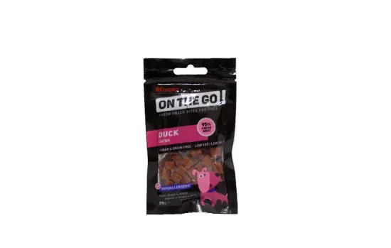 Снимка на Pet Interest Duck Bites - Премиум лакомство за кучета, вкусни хапки с патешко, 25 гр./5 пакета