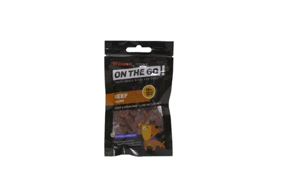 Снимка на Pet Interest Beef Bites - Премиум лакомство за кучета, вкусни хапки с телешко месо, 25 гр./5 пакета