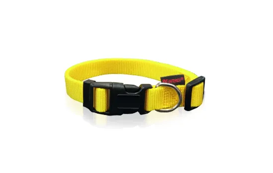 Снимка на Pet Interest Dog Collar Fluo L - Регулируем нашийник за кучета, 2,5 * 47-70 см. - жълт