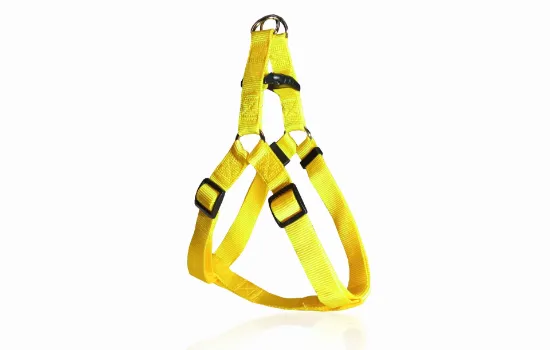 Снимка на Pet Interest Plain Harness M - Регулируем нагръдник за кучета, 2 * 40-60 см. - жълт
