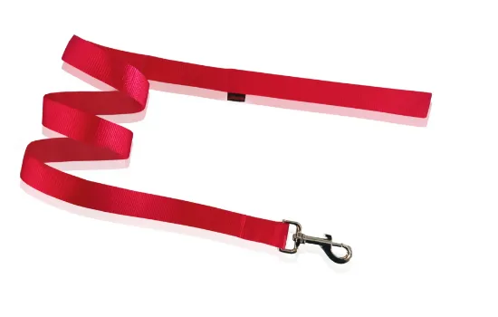Снимка на Pet Interest Single Leash M - Модерен едноцветен повод за кучета, 2,0*120 см. - червен
