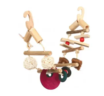 Показвай детайлите за Trixie Suspension Bridge - Висящ мост с дървена кука и въже от бамбук, кокос и сизал, 45 см. 1 - MyPetShop.bg Снимка на Trixie Suspension Bridge - Висящ мост с дървена кука и въже от бамбук, кокос и сизал, 45 см. 1