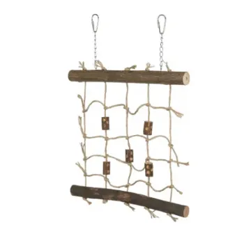 Показвай детайлите за Trixie Rope Climbing Wall - Въжена стена за катерене с мрежа от сизал за птици, 27/24 см. 1 - MyPetShop.bg Снимка на Trixie Rope Climbing Wall - Въжена стена за катерене с мрежа от сизал за птици, 27/24 см. 1