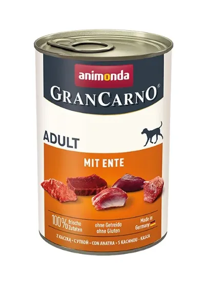 Снимка на Animonda GranCarno® - Премиум консервирана храна за израснали кучета с патешко месо, без зърно, 800 гр./2 пакета