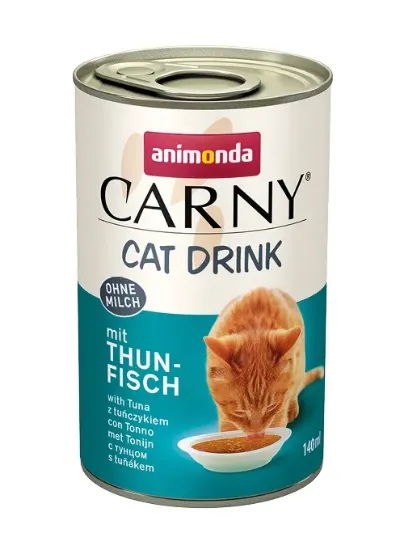 Снимка на Animonda Carny Cat Drink - Премиум напитка за котки с риба тон, 140 мл. / 4 броя