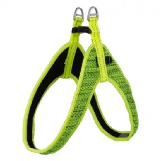 Снимка на Rogz FAST FIT XXS - Модерен нагръдник с подплата за кучета, 12мм/32 см. - зелен