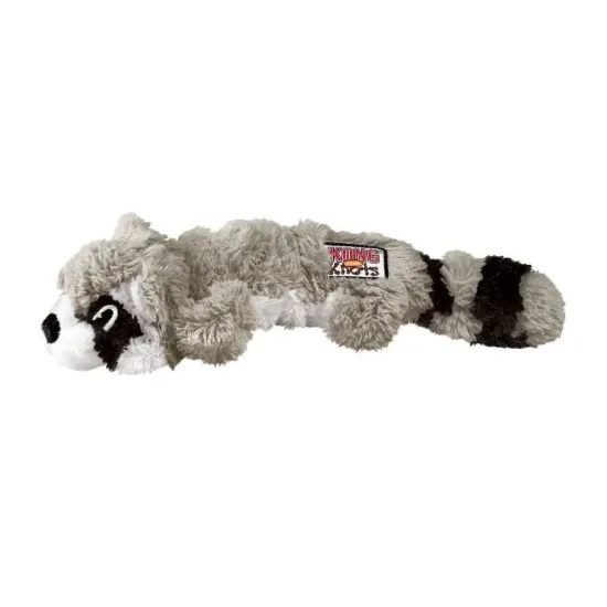 Снимка на Kong Scrunch Knots Racoon Medium/Large - Забавна играчка за кучета , плюшен енот - 37 см.