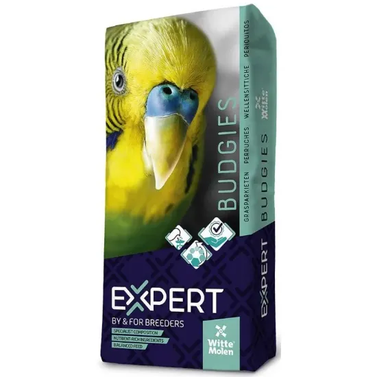 Снимка на Witte Molen EXPERT Base Budgies - Балансирана храна за вълнисти папагали, 20 кг.