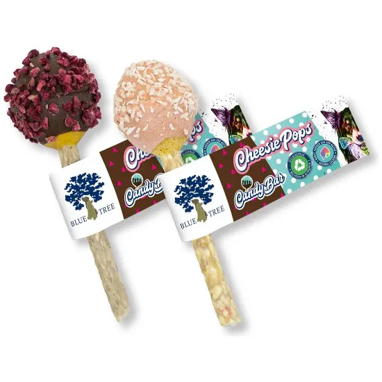 Снимка на Blue Tree Cheesie Pops - Лакомство за кучета, вкусна близалка без захар, 1 брой
