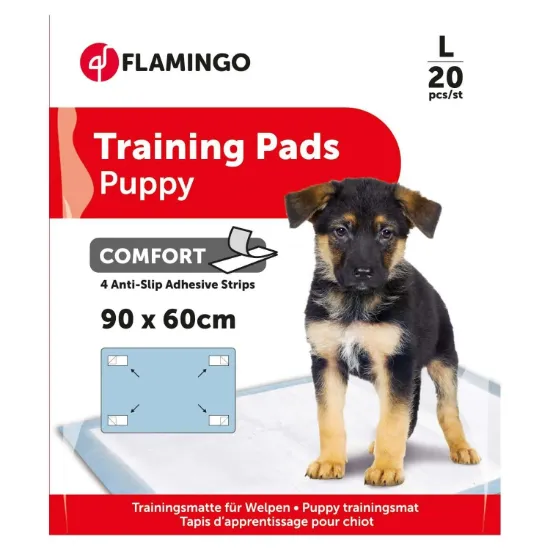 Снимка на Flamingo Comfort Dog training pads Large - Памперс подложка за кучета, 90/60 см./20 броя
