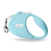 Снимка на Flexi Puppy - Автоматичен повод за подрастващи кучета със здрава 2 метра лента за кучета до 12 кг. - светло син 2