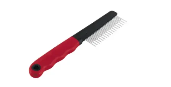 Снимка на Ferplast Dog and Cat Comb - Двуредов гребен с хромирани зъби за кучета и котки