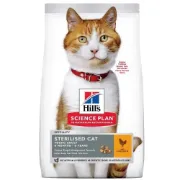 Снимка на Hill’s Science Plan Sterilized Cat Young Adult - Пълноценна суха храна за израснали кастрирани котки с пилешко месо. 1.5 кг 1