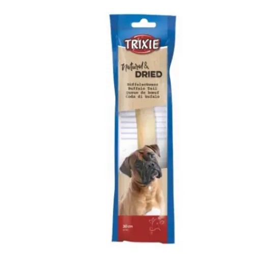Снимка на Trixie Buffalo Tail - Лакомство за кучета , изсушена биволска опашка, 30 см./ 3 пакета