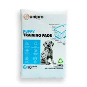Снимка на Anipro Puppy Pads Medium - Хигиенни памперси/ подложки с пет слоя за бързо попиване, 60/ 40 см. - 10 броя 1