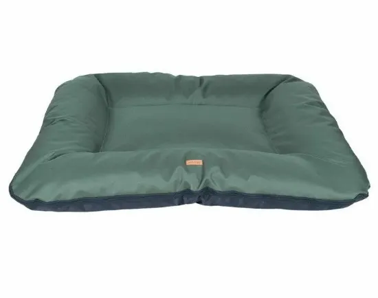 Снимка на Amiplay Country Dog Bed XXXL - Модерно водоустойчиво легло /матрак за кучета, 135/118/13 см. - зелено