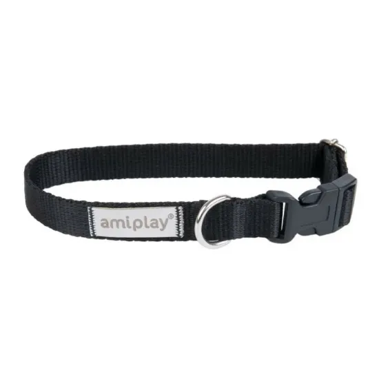 Снимка на Amiplay Samba Collar Medium - Модерен, регулируем нашийник за кучета, 25-40 см./2.0 см. - черен