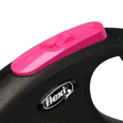 Снимка на Flexi Neon Medium - Автоматичен повод с неонов светлоотразителен ефект, 5 метра лента, за кучета до 25 кг. - розов 2