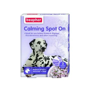 Показвай детайлите за Beaphar Calming Spot On - Успокояващи пипети/ капки за кучета - 3 пипети 1 - MyPetShop.bg Снимка на Beaphar Calming Spot On - Успокояващи пипети/ капки за кучета - 3 пипети 1