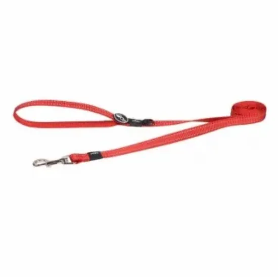 Снимка на Rogz Fixed Lead Small - Модерен повод за кучета, 11мм/1.8 метра - червен