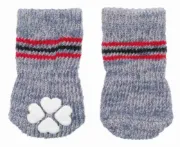Снимка на Trixie Dog Socks L- XL - Меки чорапи за кучета с неплъзгаща се подметка, 2 броя 1