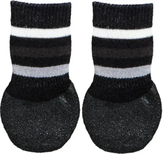 Снимка на Trixie Dog Socks S-M - Меки кучешки чорапи с гумено неплъзгащо покритие, 2 броя