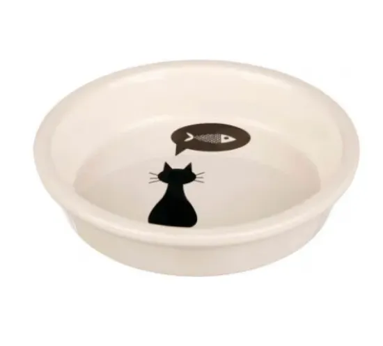Снимка на Trixie Cat ceramic Bowl - Керамична купа за котки за храна и вода, 250 мл.