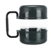 Снимка на Trixie Plastic travel set - Комплект пластмасови купи за пътуване, 1х2 л. и 2 х 0.75 мл. 1