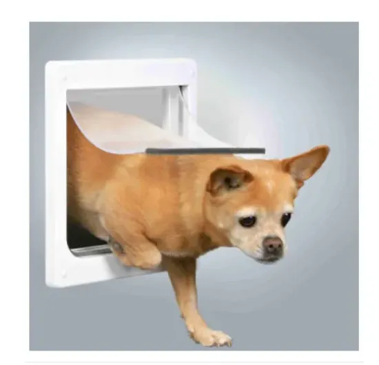 Снимка на Trixie 2-Way Flap XS-S - Гъвкава вратичка за вграждане с безшумно действие, 25 × 29 см.