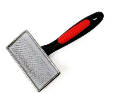 Снимка на Camon Slicker brushes with steel pins XL - Четка за финно разресване на кучета, 11/7 см.