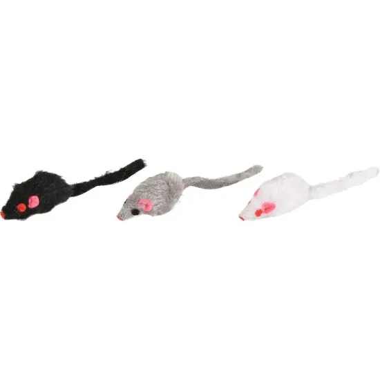 Снимка на Flamingo cat toy - Забавна играчка за котки, плюшено мишле, 5 см./3 цвята/ 1 брой