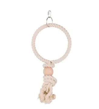 Показвай детайлите за Trixie rope ring - Въжен пръстен за папагали, 19 см. 1 - MyPetShop.bg Снимка на Trixie rope ring - Въжен пръстен за папагали, 19 см. 1