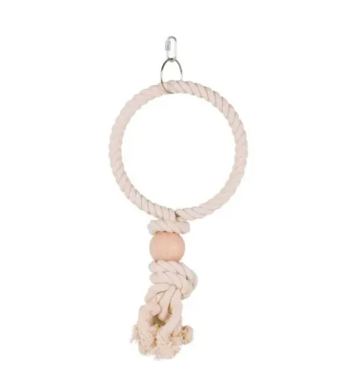 Снимка на Trixie rope ring - Въжен пръстен за папагали, 19 см.