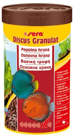 Снимка на Sera Discus Nature - Пълноценна храна за всички дискуси и други цихлиди, 12 гр.