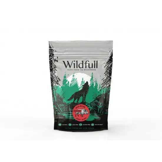 Снимка на Wildfull dog wildboard all size - Пълноценна суха храна за израснали кучета от всички породи, без зърно, с месо от дива свиня, 700 гр.