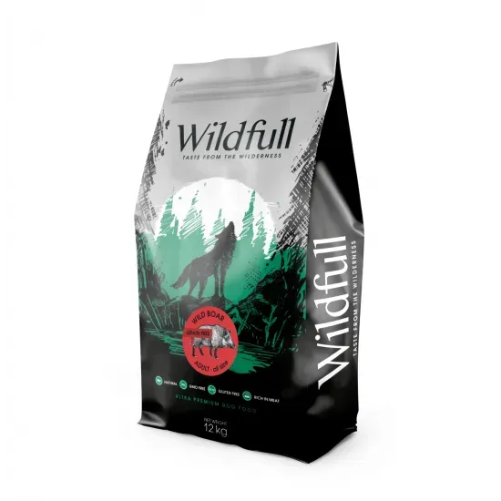 Снимка на Wildfull dog wildboard all size - Пълноценна суха храна за израснали кучета от всички породи, без зърно, с месо от дива свиня, 12 кг.