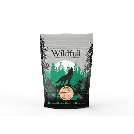 Снимка на Wildfull dog venison mini size - Пълноценна суха храна за израснали кучета от мини породи, без зърно, с еленско месо, 500 гр.