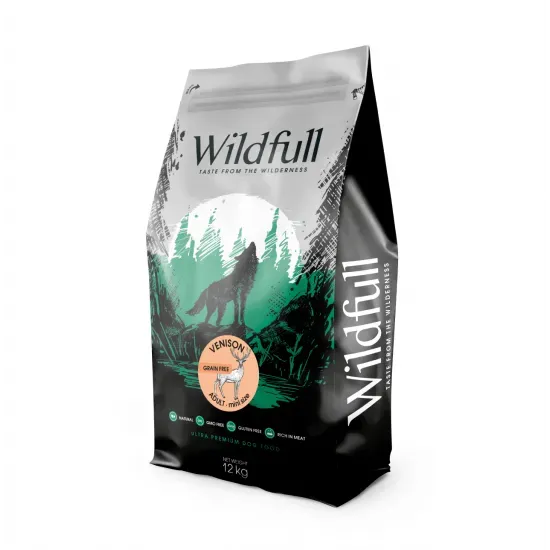 Снимка на Wildfull dog venison mini size - Пълноценна суха храна за израснали кучета от мини породи, без зърно, с еленско месо, 12 кг.