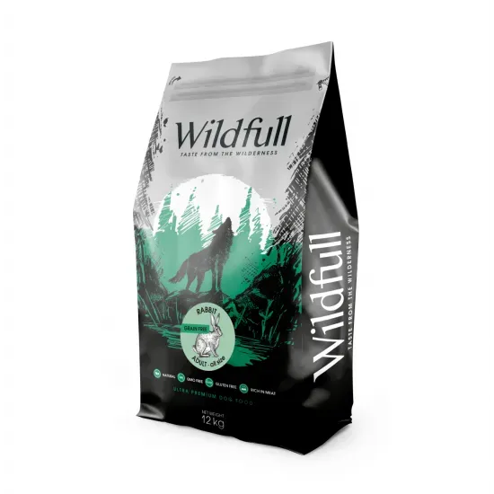 Снимка на Wildfull dog rabbit all size - Пълноценна суха храна за израснали кучета от всички породи, без зърно, със заешко месо, 12 кг.
